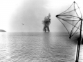 PBM Patrol Plane Explodes Mine off Korean Bay 1953